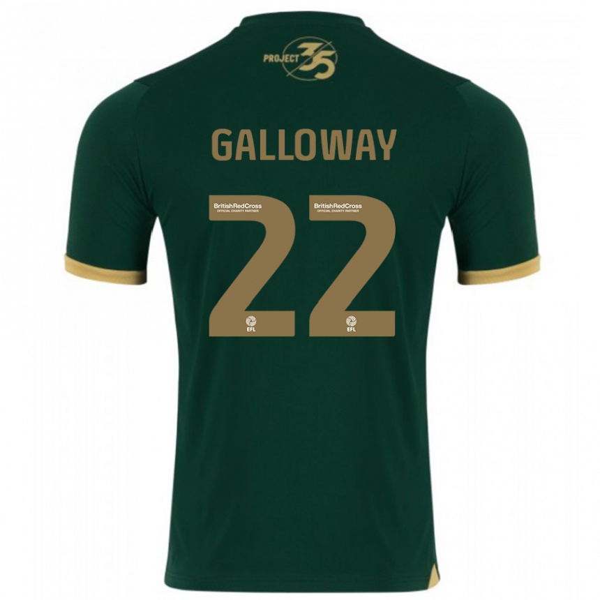 Niño Fútbol Camiseta Brendan Galloway #22 Verde 1ª Equipación 2023/24 México