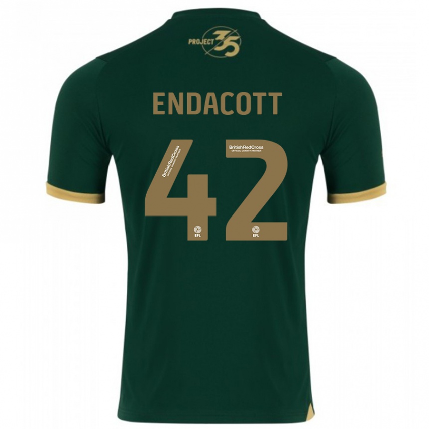 Niño Fútbol Camiseta Jack Endacott #42 Verde 1ª Equipación 2023/24 México