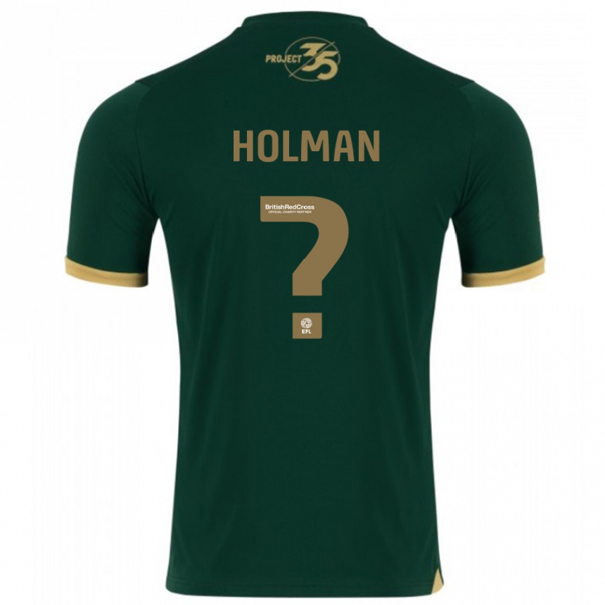 Niño Fútbol Camiseta Daniel Holman #0 Verde 1ª Equipación 2023/24 México