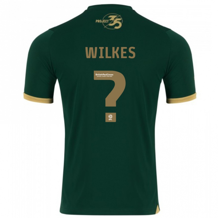 Niño Fútbol Camiseta Finley Wilkes #0 Verde 1ª Equipación 2023/24 México