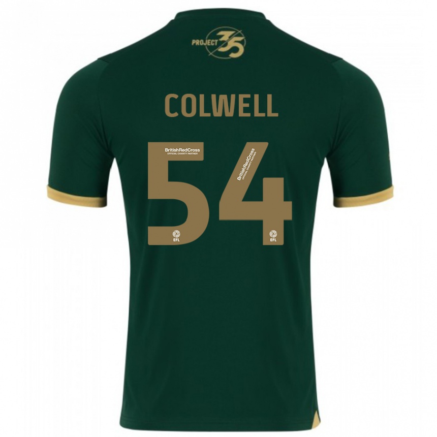 Niño Fútbol Camiseta Lewis Colwell #54 Verde 1ª Equipación 2023/24 México