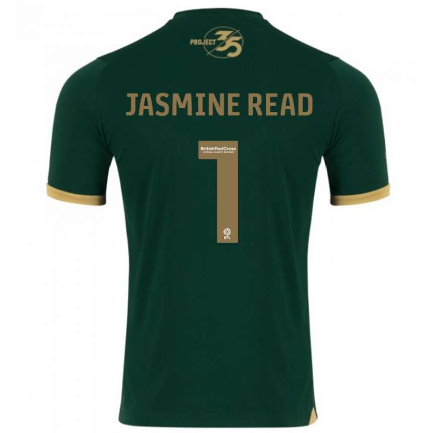 Niño Fútbol Camiseta Jasmine Read #1 Verde 1ª Equipación 2023/24 México