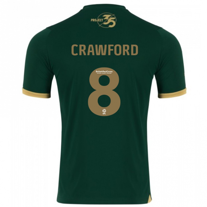 Niño Fútbol Camiseta Imy Crawford #8 Verde 1ª Equipación 2023/24 México