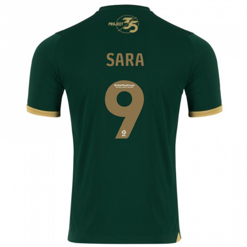 Niño Fútbol Camiseta Ellie Sara #9 Verde 1ª Equipación 2023/24 México