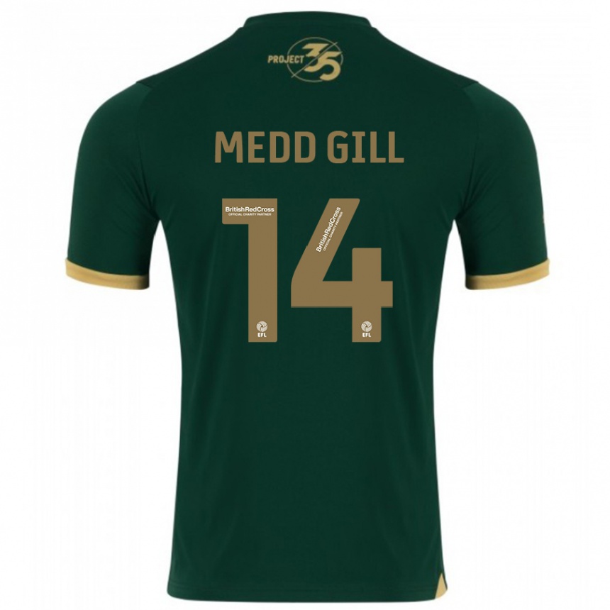 Niño Fútbol Camiseta Tamsin Medd-Gill #14 Verde 1ª Equipación 2023/24 México