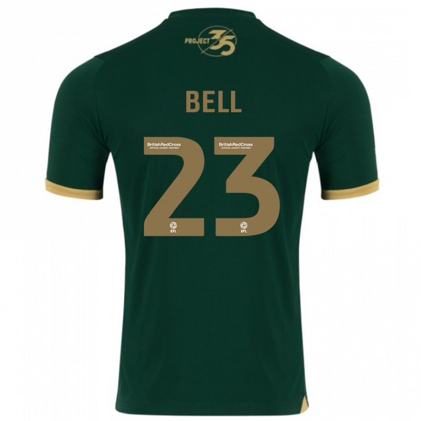 Niño Fútbol Camiseta Katelyn Bell #23 Verde 1ª Equipación 2023/24 México