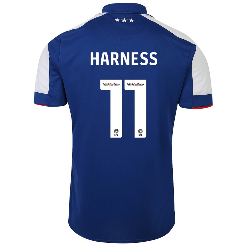 Niño Fútbol Camiseta Marcus Harness #11 Azul 1ª Equipación 2023/24 México