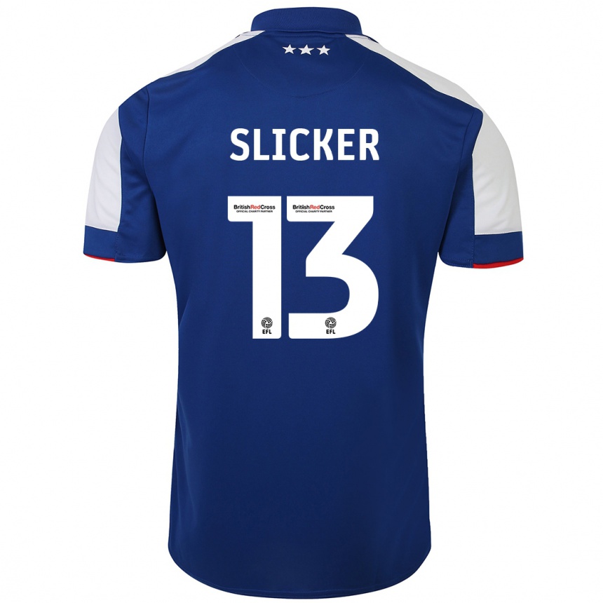 Niño Fútbol Camiseta Cieran Slicker #13 Azul 1ª Equipación 2023/24 México