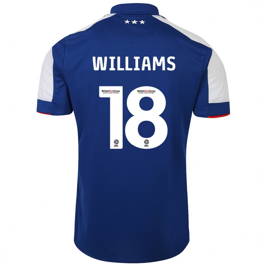 Niño Fútbol Camiseta Brandon Williams #18 Azul 1ª Equipación 2023/24 México