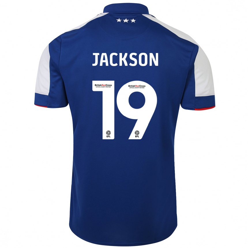 Niño Fútbol Camiseta Kayden Jackson #19 Azul 1ª Equipación 2023/24 México