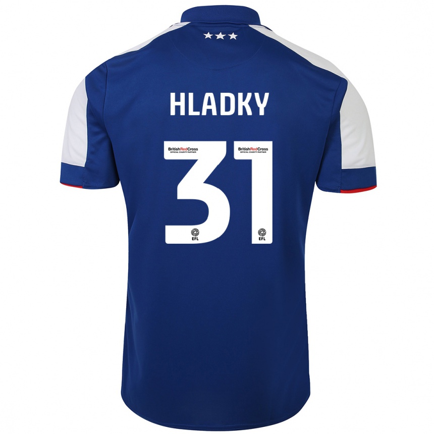 Niño Fútbol Camiseta Vaclav Hladky #31 Azul 1ª Equipación 2023/24 México