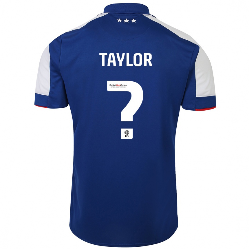 Niño Fútbol Camiseta Tom Taylor #0 Azul 1ª Equipación 2023/24 México