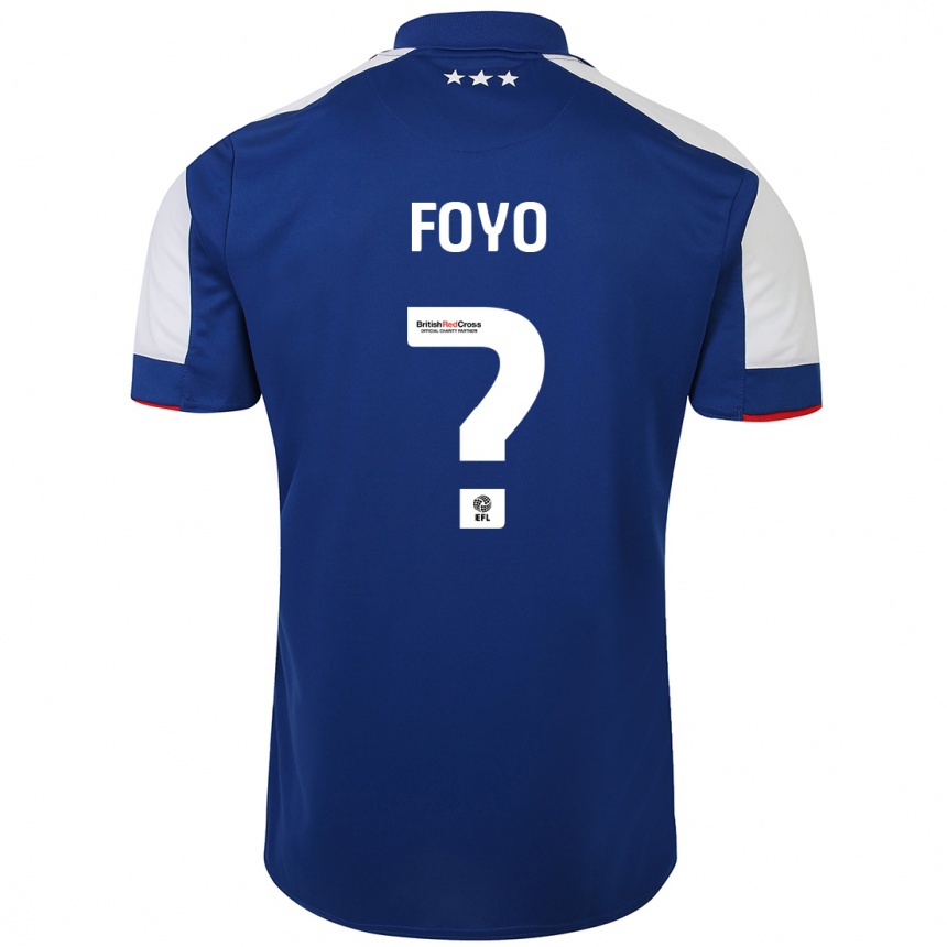 Niño Fútbol Camiseta Osman Foyo #0 Azul 1ª Equipación 2023/24 México