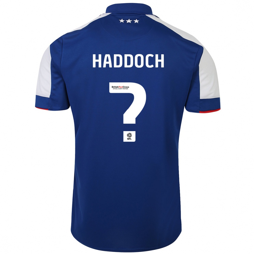 Niño Fútbol Camiseta Ben Haddoch #0 Azul 1ª Equipación 2023/24 México