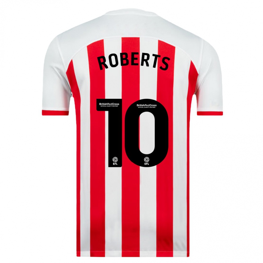 Niño Fútbol Camiseta Patrick Roberts #10 Blanco 1ª Equipación 2023/24 México