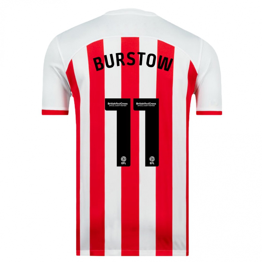 Niño Fútbol Camiseta Mason Burstow #11 Blanco 1ª Equipación 2023/24 México