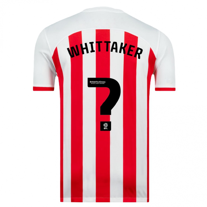 Niño Fútbol Camiseta Jack Whittaker #0 Blanco 1ª Equipación 2023/24 México