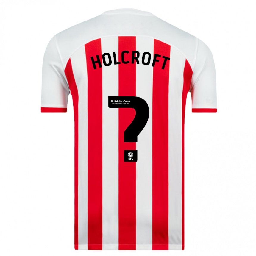 Niño Fútbol Camiseta Finlay Holcroft #0 Blanco 1ª Equipación 2023/24 México