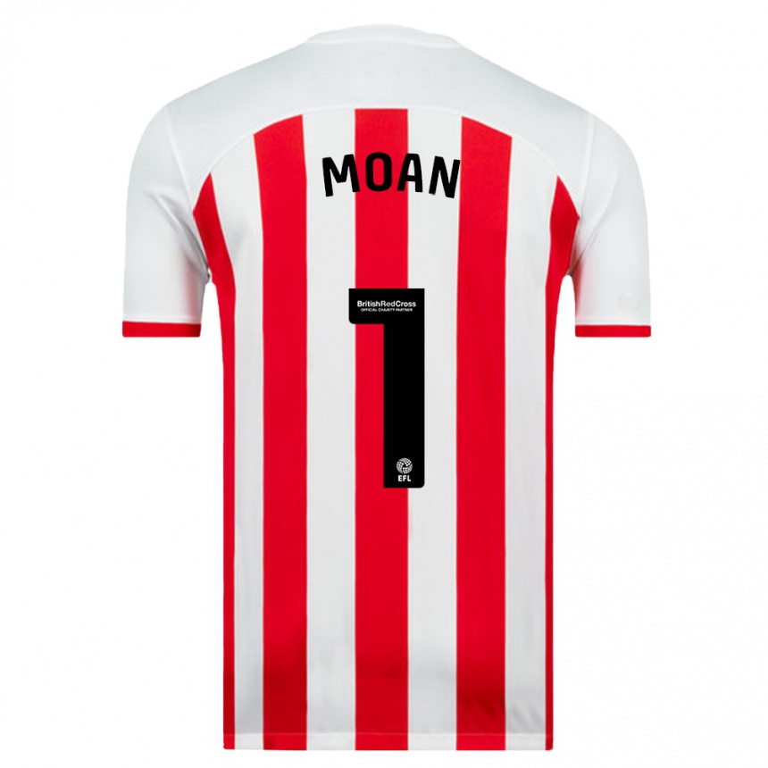 Niño Fútbol Camiseta Claudia Moan #1 Blanco 1ª Equipación 2023/24 México