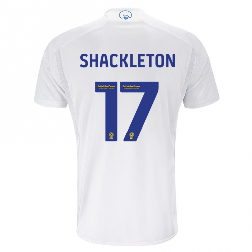 Niño Fútbol Camiseta Jamie Shackleton #17 Blanco 1ª Equipación 2023/24 México