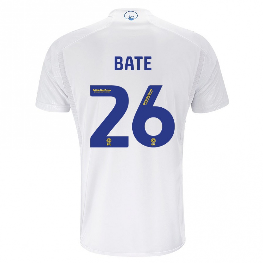 Niño Fútbol Camiseta Lewis Bate #26 Blanco 1ª Equipación 2023/24 México