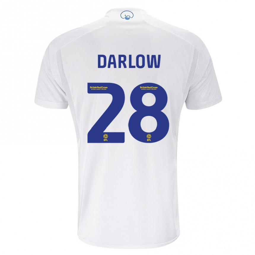 Niño Fútbol Camiseta Karl Darlow #28 Blanco 1ª Equipación 2023/24 México