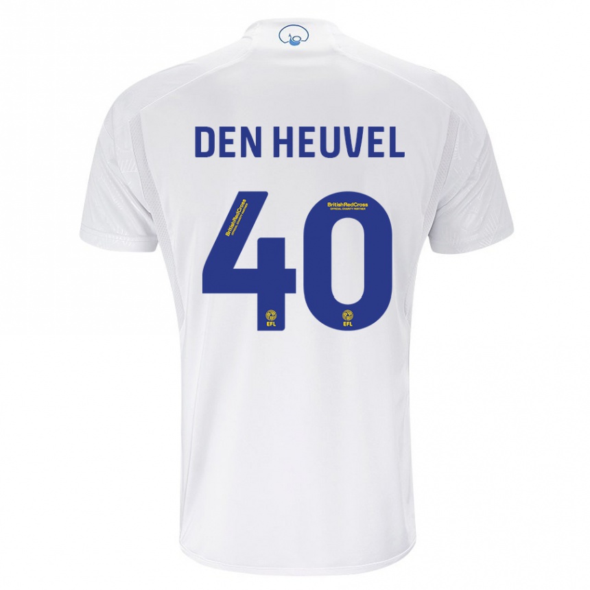 Niño Fútbol Camiseta Dani Van Den Heuvel #40 Blanco 1ª Equipación 2023/24 México