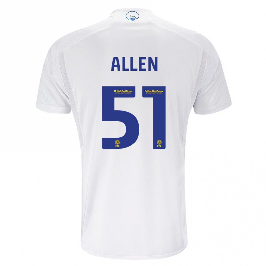 Niño Fútbol Camiseta Charlie Allen #51 Blanco 1ª Equipación 2023/24 México