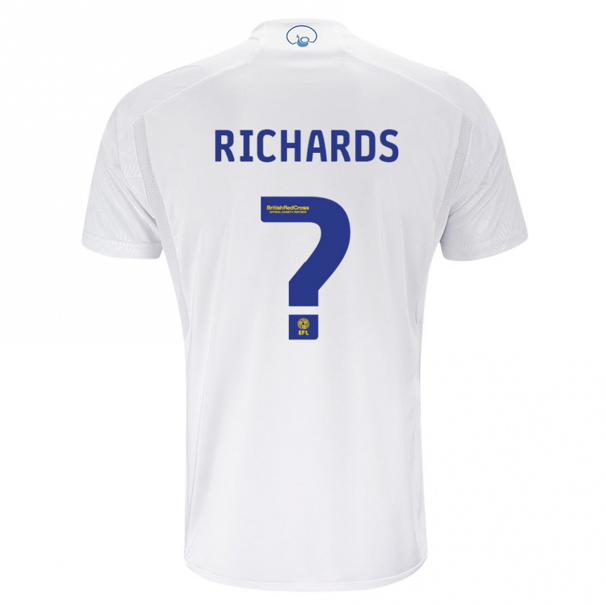 Niño Fútbol Camiseta Joe Richards #0 Blanco 1ª Equipación 2023/24 México