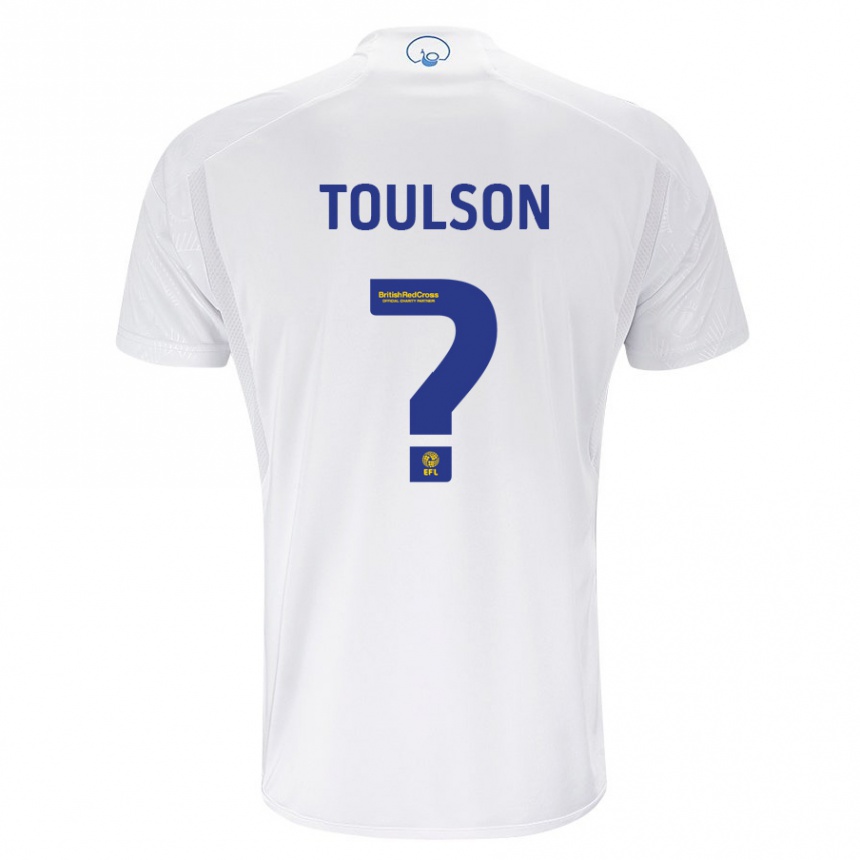 Niño Fútbol Camiseta Daniel Toulson #0 Blanco 1ª Equipación 2023/24 México