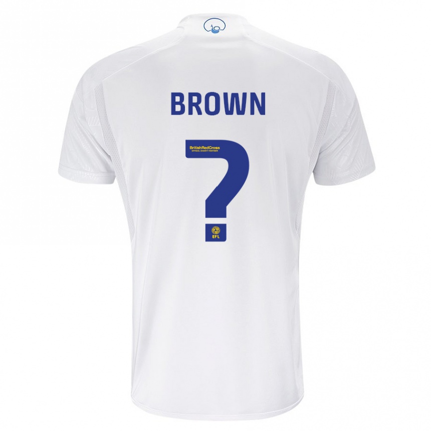 Niño Fútbol Camiseta Lleyton Brown #0 Blanco 1ª Equipación 2023/24 México