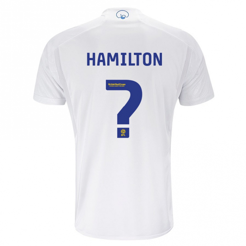 Niño Fútbol Camiseta Joshua Hamilton #0 Blanco 1ª Equipación 2023/24 México