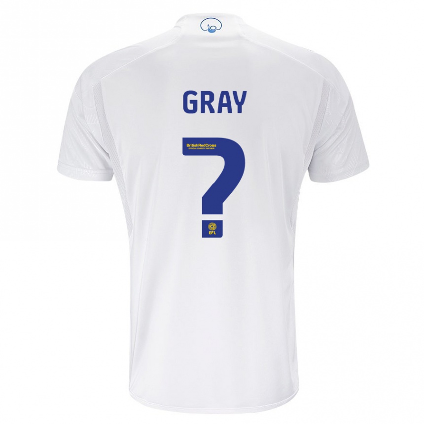Niño Fútbol Camiseta Harry Gray #0 Blanco 1ª Equipación 2023/24 México