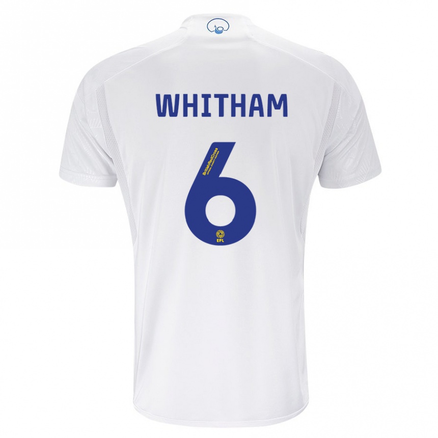 Niño Fútbol Camiseta Danielle Whitham #6 Blanco 1ª Equipación 2023/24 México