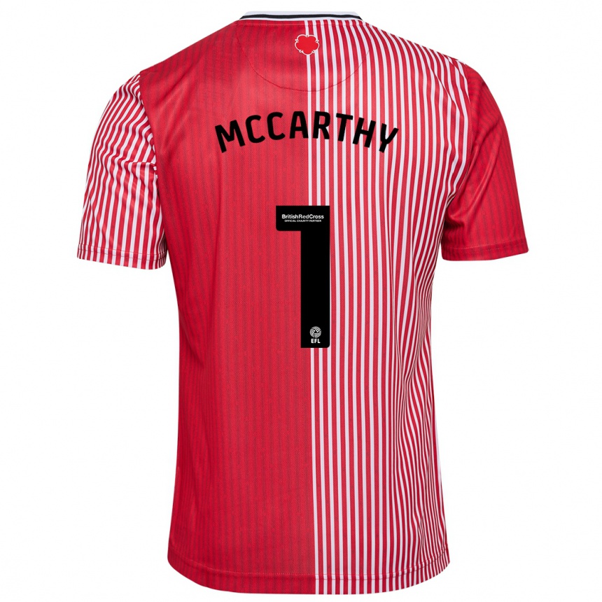 Niño Fútbol Camiseta Alex Mccarthy #1 Rojo 1ª Equipación 2023/24 México