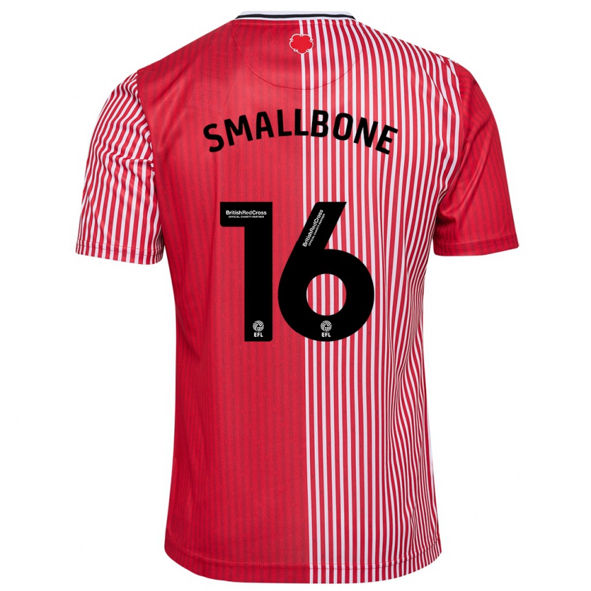 Niño Fútbol Camiseta Will Smallbone #16 Rojo 1ª Equipación 2023/24 México