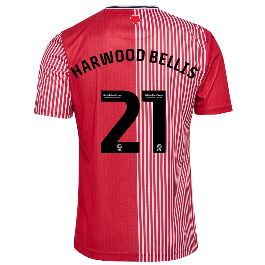 Niño Fútbol Camiseta Taylor Harwood-Bellis #21 Rojo 1ª Equipación 2023/24 México