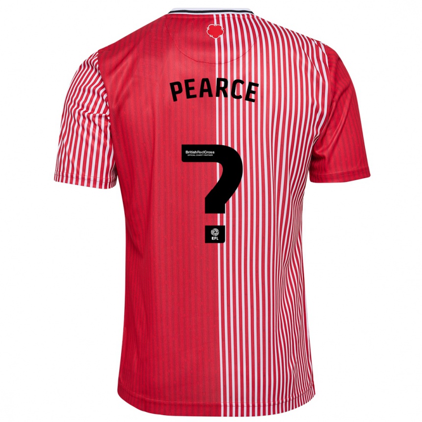 Niño Fútbol Camiseta Luke Pearce #0 Rojo 1ª Equipación 2023/24 México