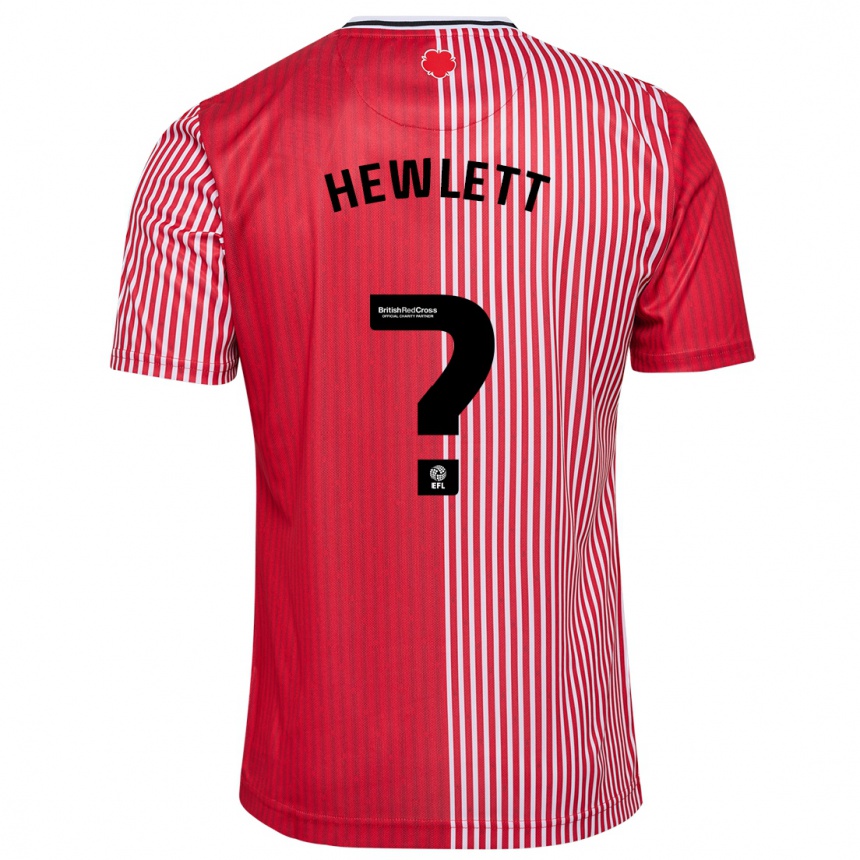 Niño Fútbol Camiseta Jem Hewlett #0 Rojo 1ª Equipación 2023/24 México