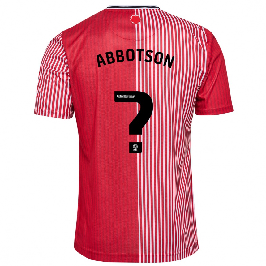 Niño Fútbol Camiseta Oscar Abbotson #0 Rojo 1ª Equipación 2023/24 México