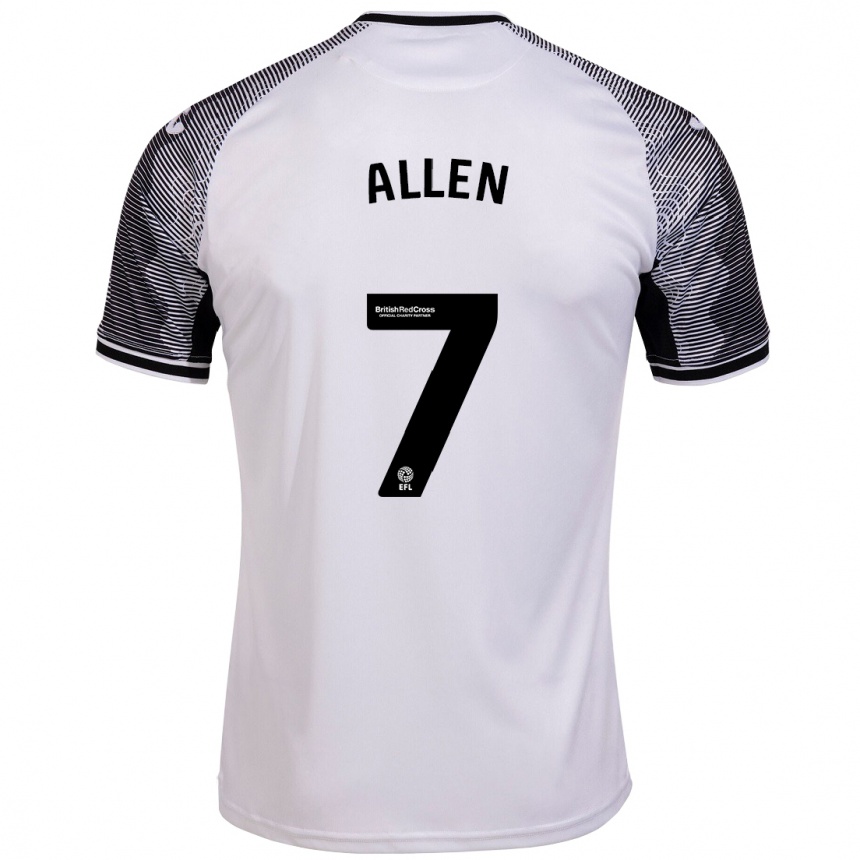 Niño Fútbol Camiseta Joe Allen #7 Blanco 1ª Equipación 2023/24 México