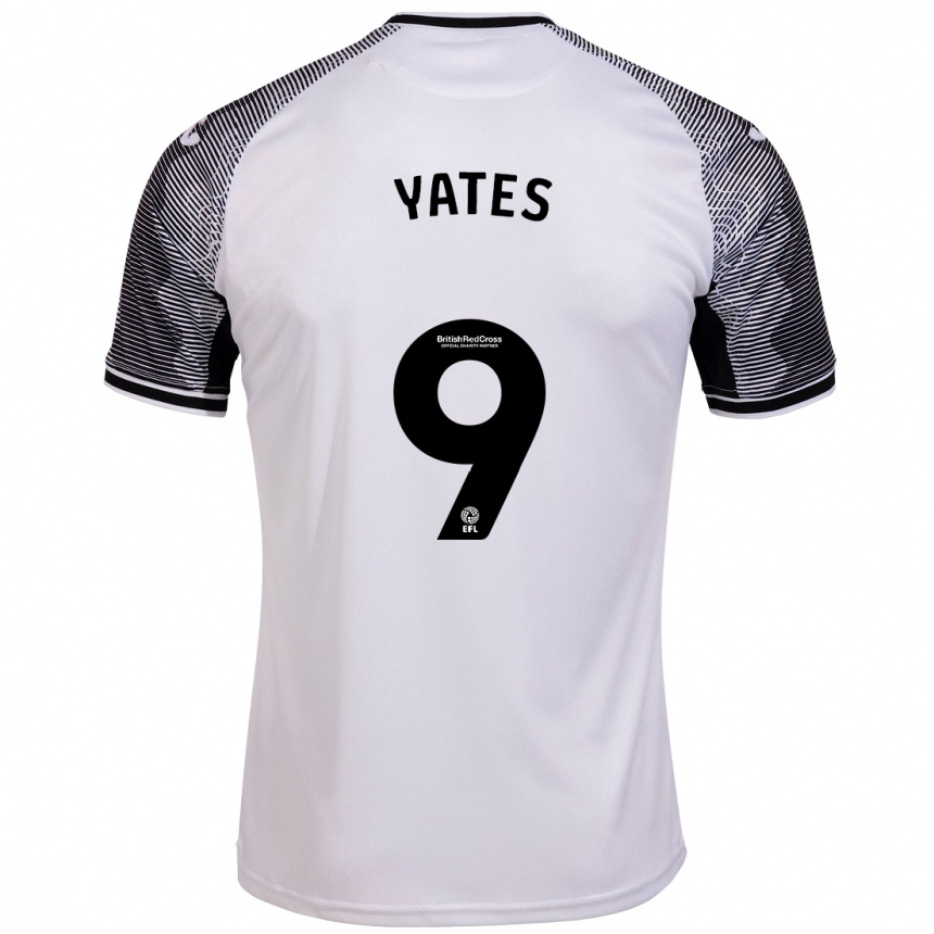 Niño Fútbol Camiseta Jerry Yates #9 Blanco 1ª Equipación 2023/24 México