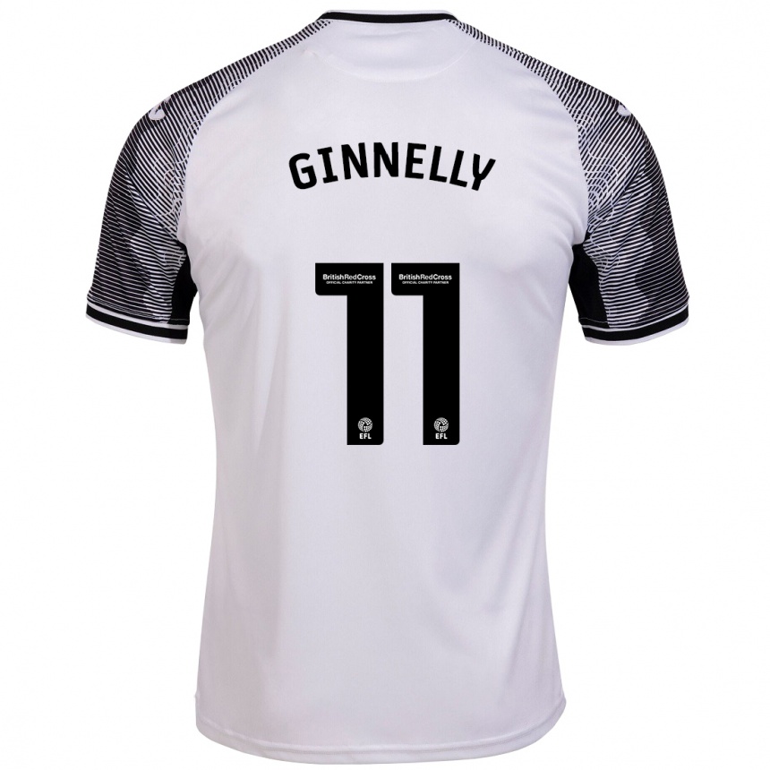 Niño Fútbol Camiseta Josh Ginnelly #11 Blanco 1ª Equipación 2023/24 México