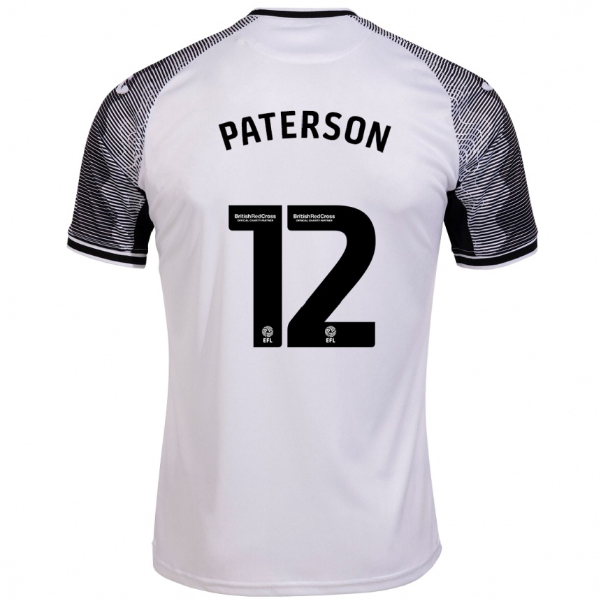 Niño Fútbol Camiseta Jamie Paterson #12 Blanco 1ª Equipación 2023/24 México