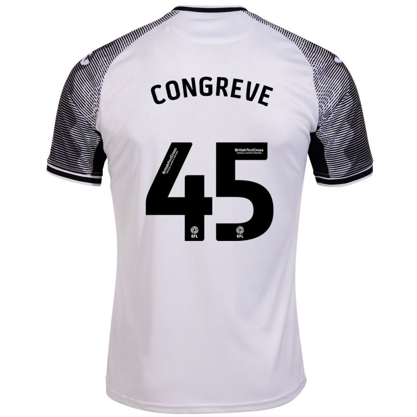 Niño Fútbol Camiseta Cameron Congreve #45 Blanco 1ª Equipación 2023/24 México