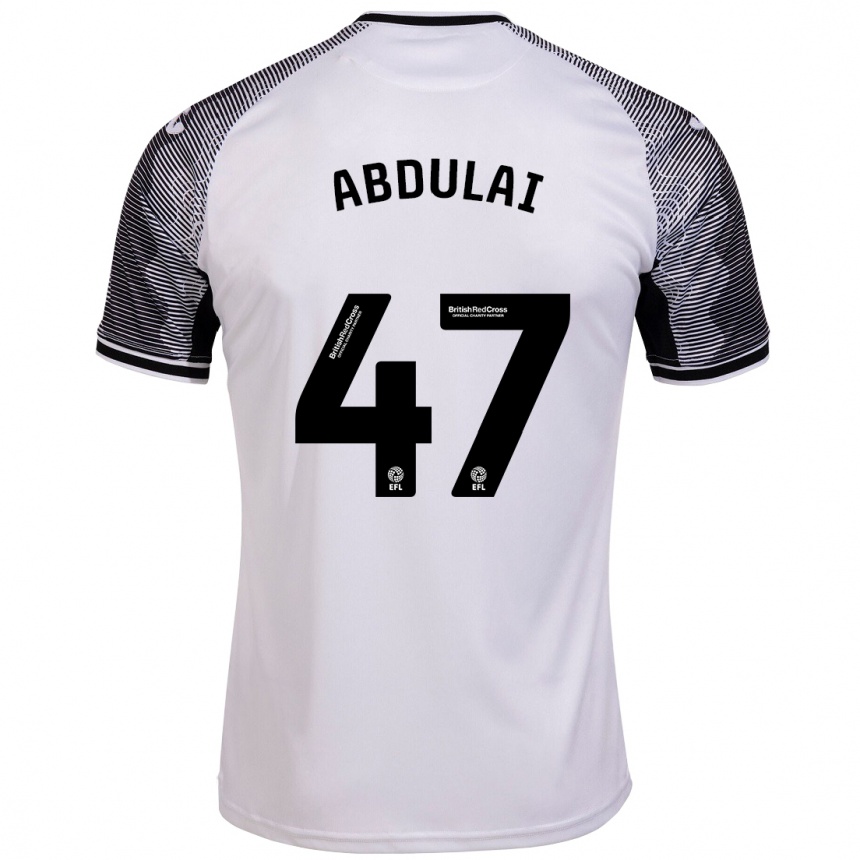 Niño Fútbol Camiseta Azeem Abdulai #47 Blanco 1ª Equipación 2023/24 México