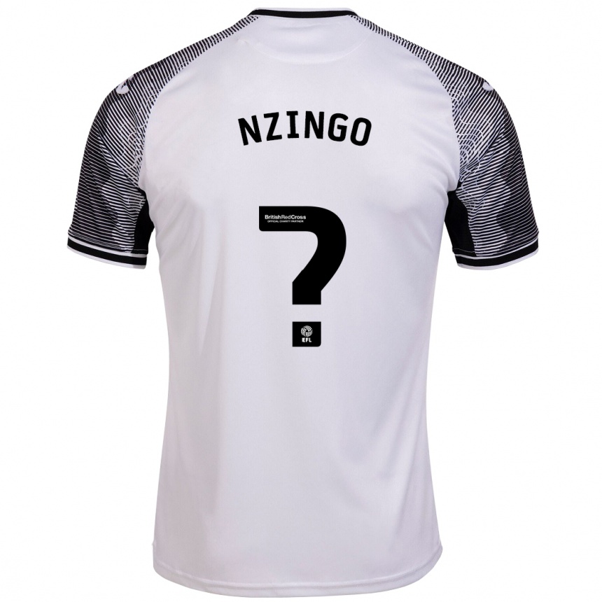 Niño Fútbol Camiseta Glory Nzingo #0 Blanco 1ª Equipación 2023/24 México