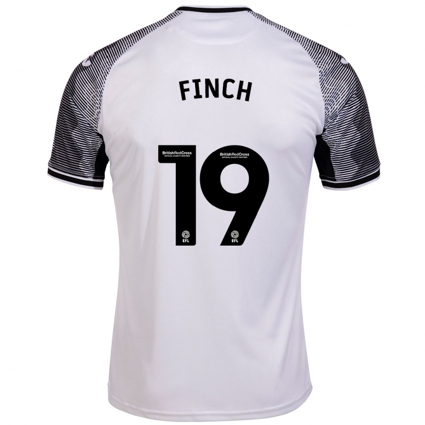 Niño Fútbol Camiseta Lucy Finch #19 Blanco 1ª Equipación 2023/24 México