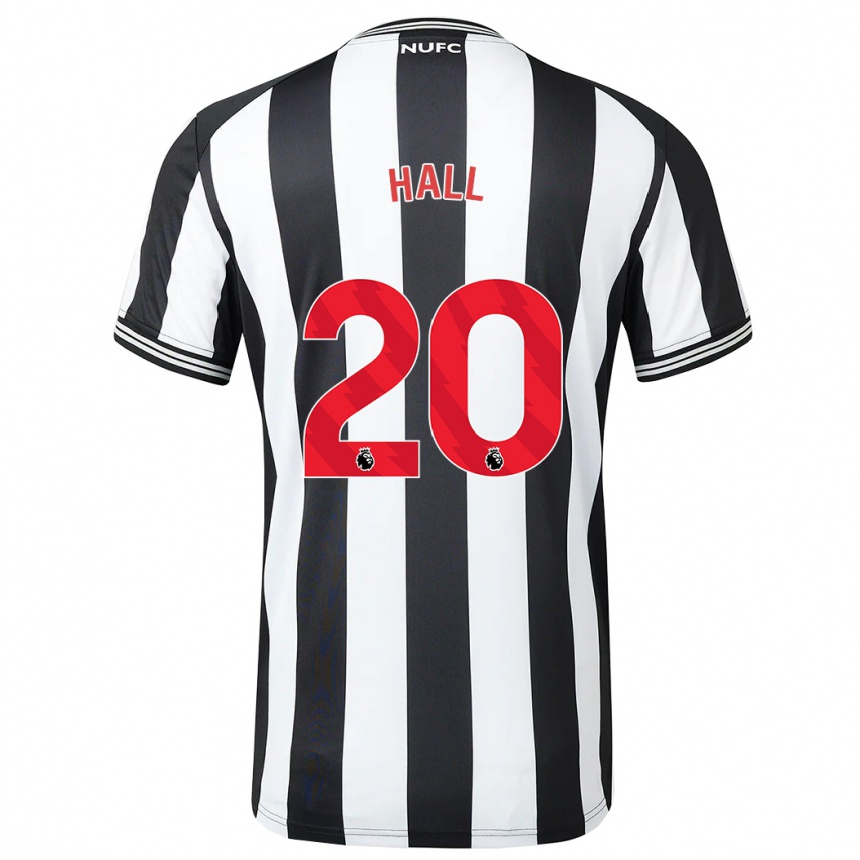 Niño Fútbol Camiseta Lewis Hall #20 Blanco Negro 1ª Equipación 2023/24 México