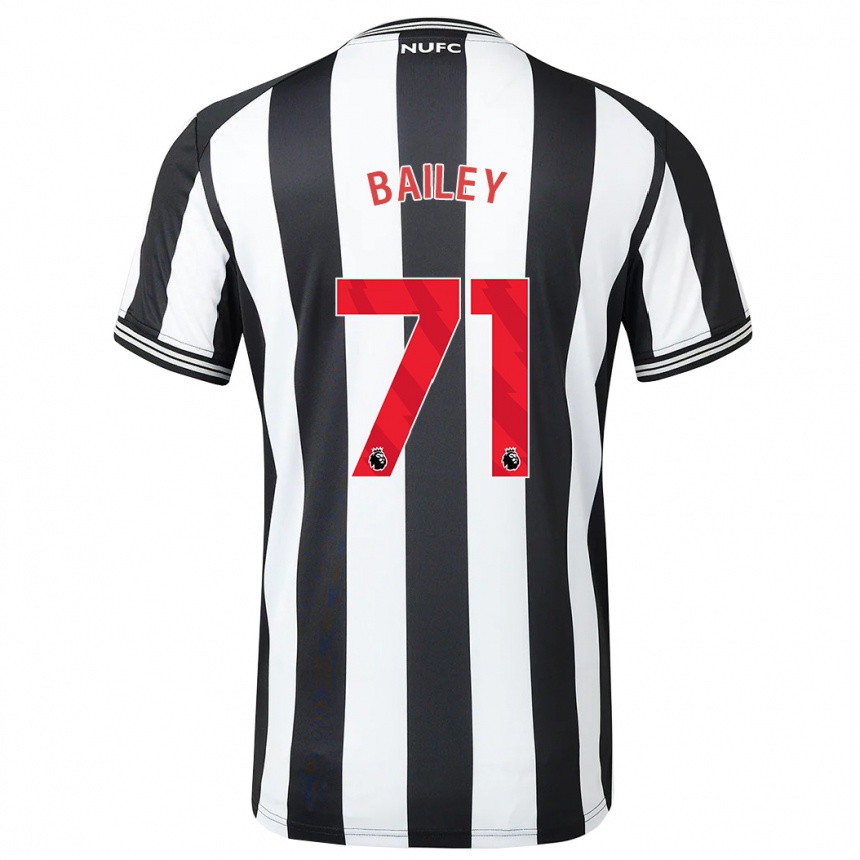 Niño Fútbol Camiseta Scott Bailey #71 Blanco Negro 1ª Equipación 2023/24 México